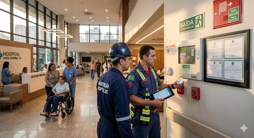Sistema de Detecção e Alarme de Incêndio em Hospital